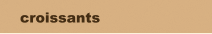 croissants